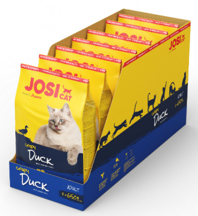 Корм для котів  | Корм для котів JosiCat Crispy Duck (ЙозіКет Кріспі Дак (Качка)) 7 650 г (фото) | «Гектар»