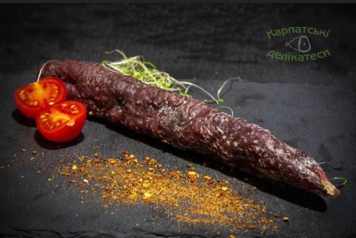Сиров'ялені ковбаски | Ковбаска сиров'ялена оленини (фото) | «Гектар»