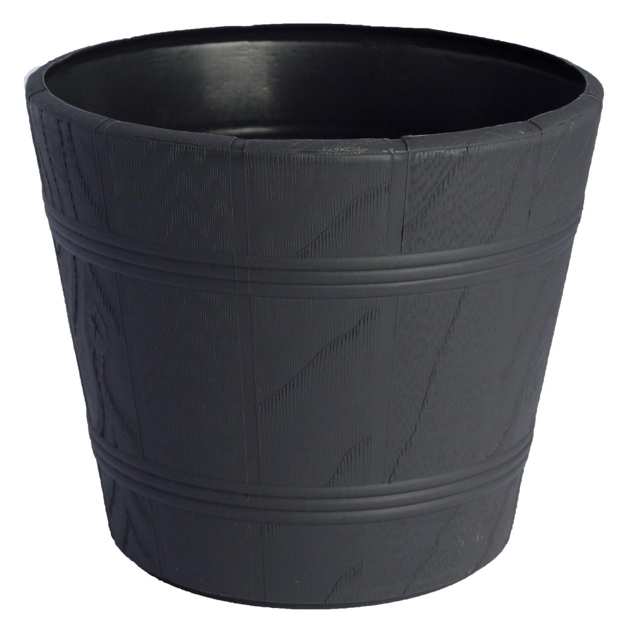 Горщик для квітів FormPlastic Derevo Elba-6 25 л антрацит Form-Plastic Горщик для квітів FormPlastic Derevo Elba-6 25 л антрацит Form-Plastic