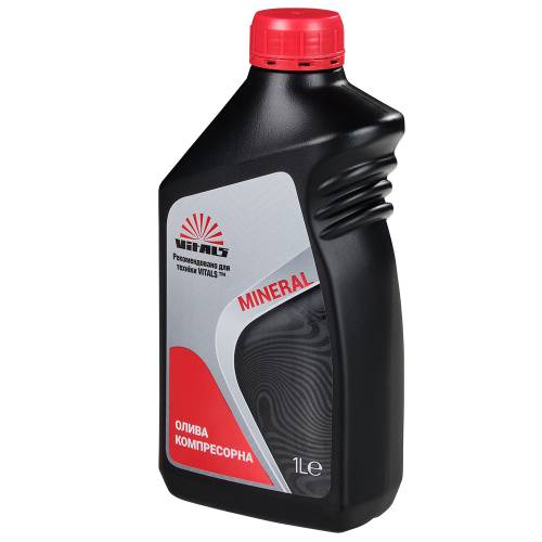 Масло компресорне Vitals Mineral, 1л Масло компресорне Vitals Mineral, 1л
