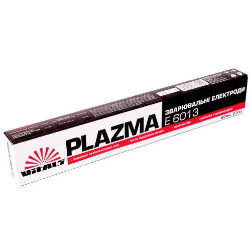 Електроди зварювальні Vitals Plazma E6013, d 3 мм, 2,5 кг Електроди зварювальні Vitals Plazma E6013, d 3 мм, 2,5 кг