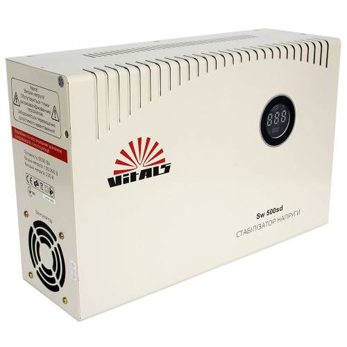 Стабілізатор напруги Vitals Sw 500sd Стабілізатор напруги Vitals Sw 500sd