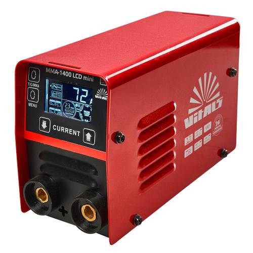 Зварювальний апарат Vitals MMA -1400 LCD mini Зварювальний апарат Vitals MMA -1400 LCD mini