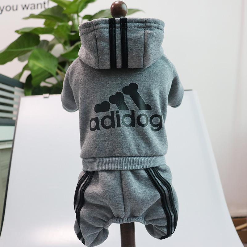 Костюм спортивний для собак Adidog Cірий Костюм спортивний для собак Adidog Cірий