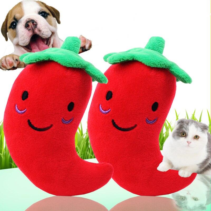 Игрушка для собак с пищалкой Красный перчик Игрушка для собак с пищалкой Красный перчик
