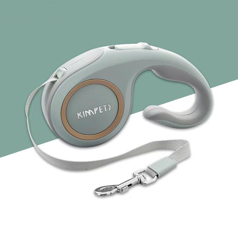 Повідець — рулетка для собак KIMPETS сіра 5 м до 15 кг Повідець — рулетка для собак KIMPETS сіра 5 м до 15 кг