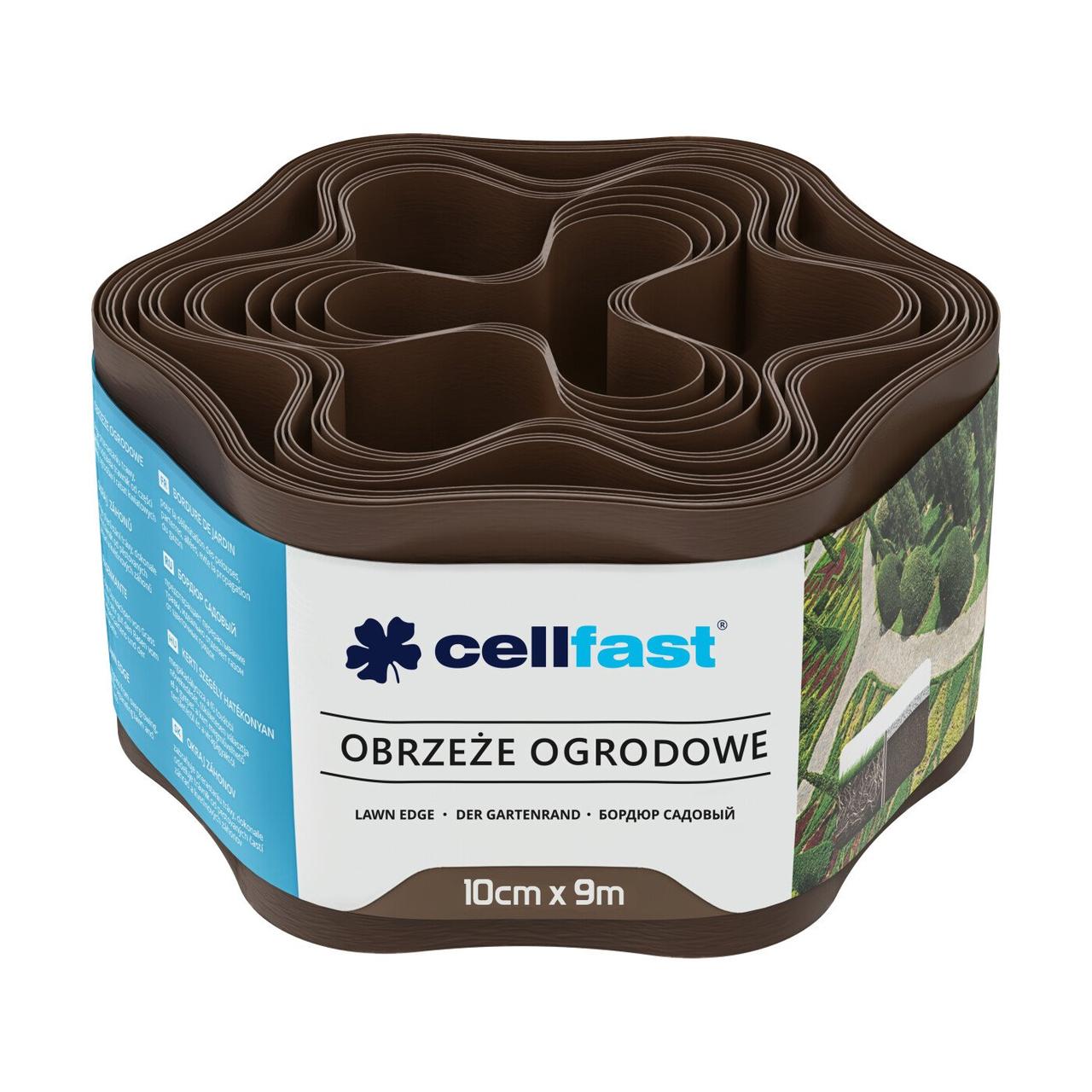 Бордюр газонний хвилястий / коричневий / 10 см х 9 м Cellfast Бордюр газонний хвилястий / коричневий / 10 см х 9 м Cellfast