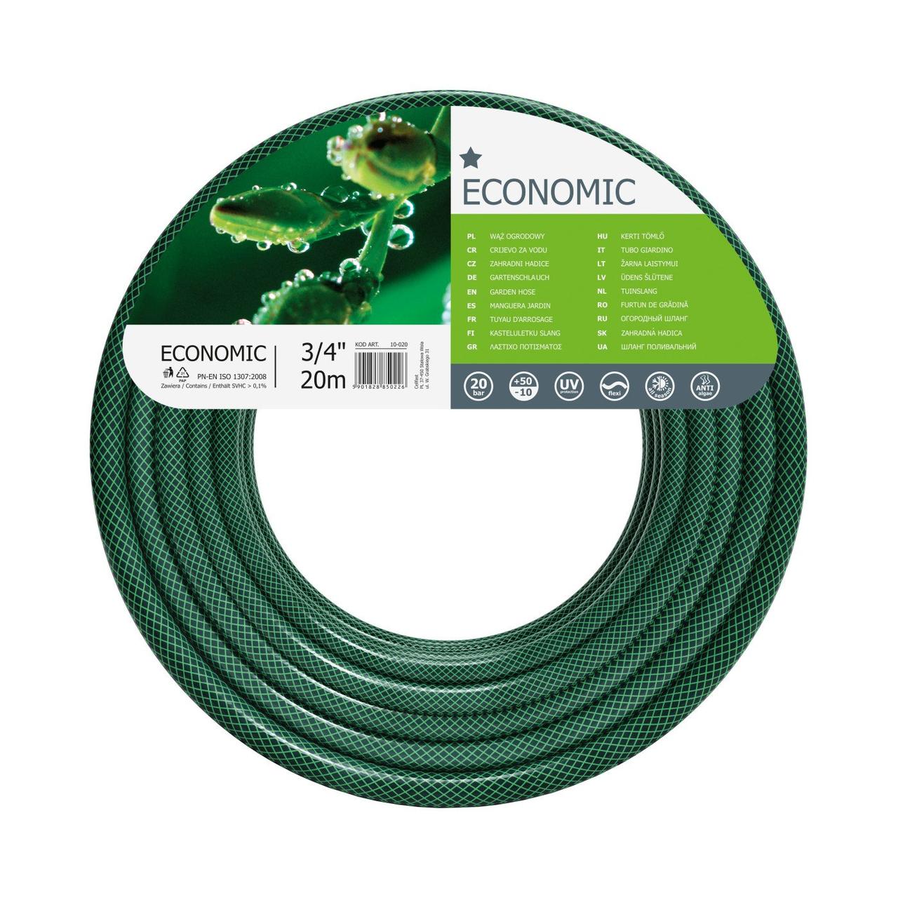 Поливочный шланг Economic 3/4'' 20м Cellfast Поливочный шланг Economic 3/4'' 20м Cellfast