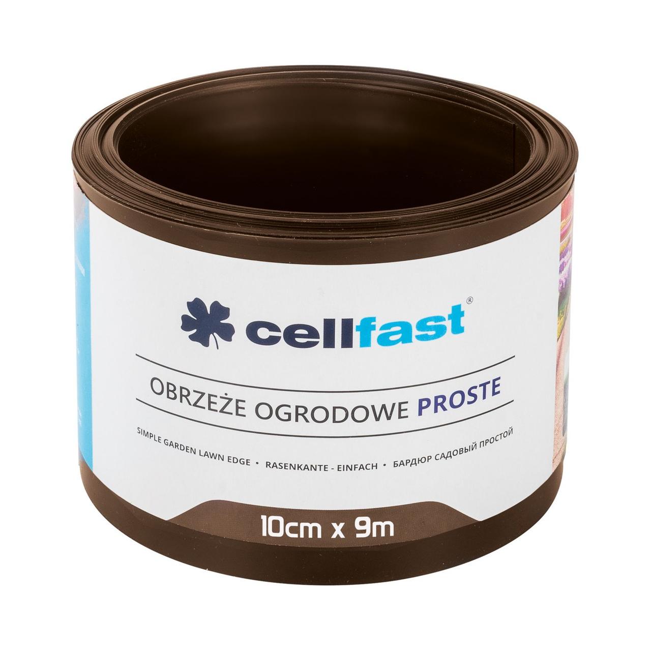 Бордюр газонний прямий / коричневий / 10 см x 9 м Cellfast Бордюр газонний прямий / коричневий / 10 см x 9 м Cellfast