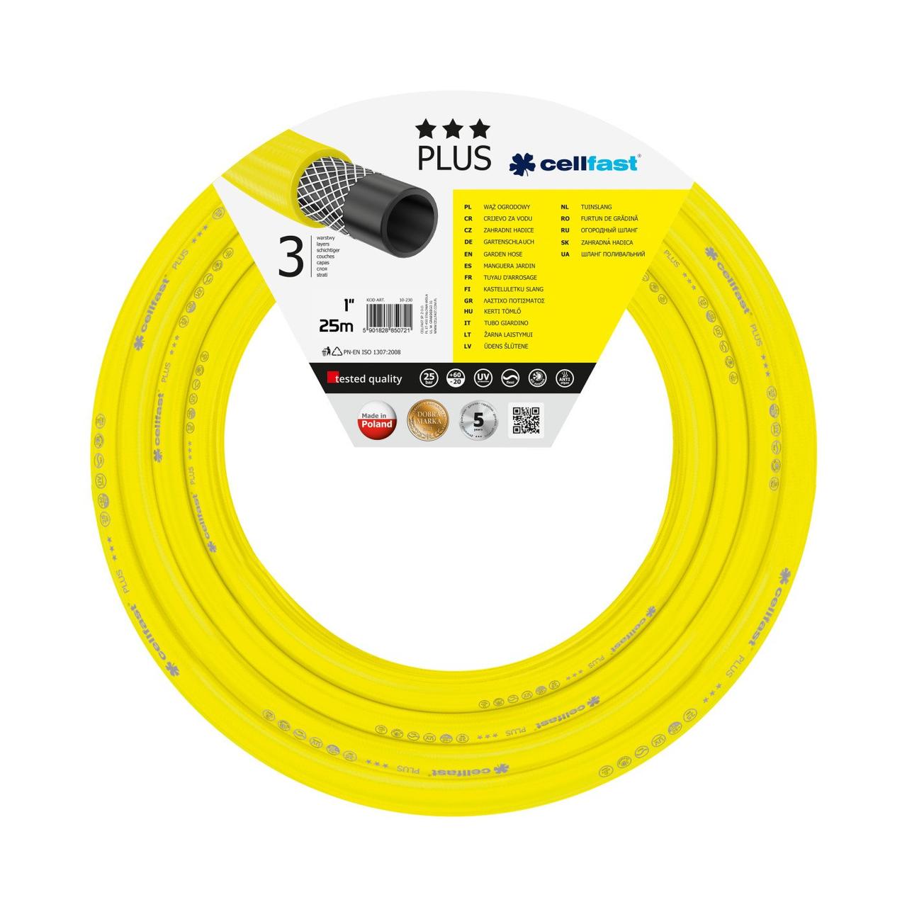 Поливальний шланг Plus 1'' 25м Cellfast Поливальний шланг Plus 1'' 25м Cellfast