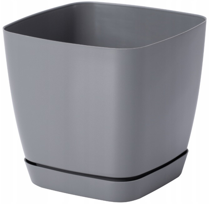 Горшок для цветов Toscana Kwadro-11 1 л серый Form-Plastic Горшок для цветов Toscana Kwadro-11 1 л серый Form-Plastic