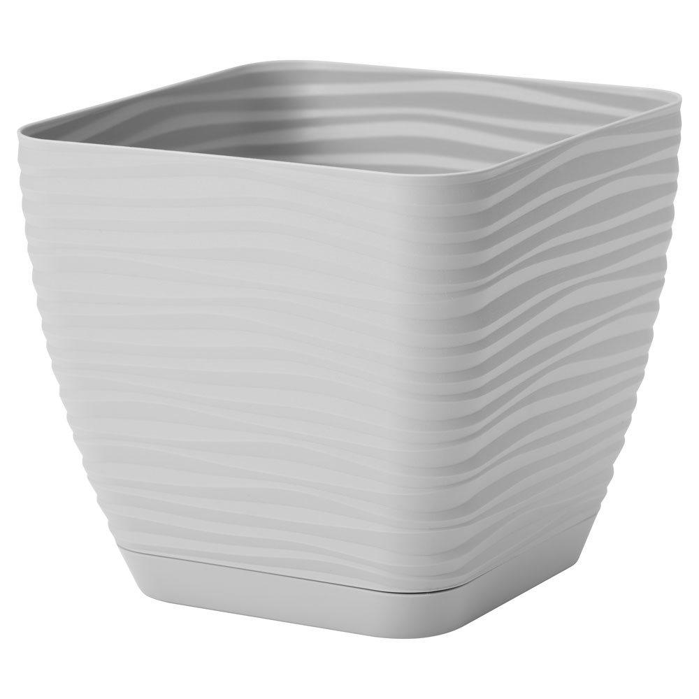 Горщик для квітів FormPlastic Sahara mini kwadro-11 0,8 л сір Form-Plastic Горщик для квітів FormPlastic Sahara mini kwadro-11 0,8 л сір Form-Plastic