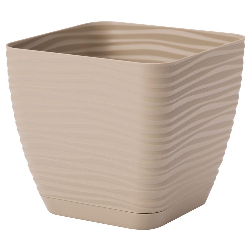 Горщик для квітів FormPlastic Sahara mini kwadro-11 0,8 л лате Form-Plastic Горщик для квітів FormPlastic Sahara mini kwadro-11 0,8 л лате Form-Plastic