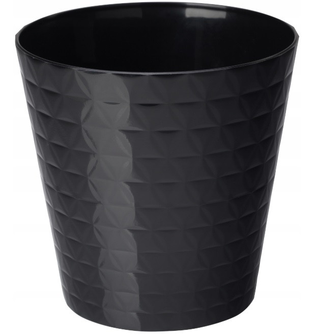Горшок для цветов Diamant mini-13 1,1 л черный Form-Plastic Горшок для цветов Diamant mini-13 1,1 л черный Form-Plastic