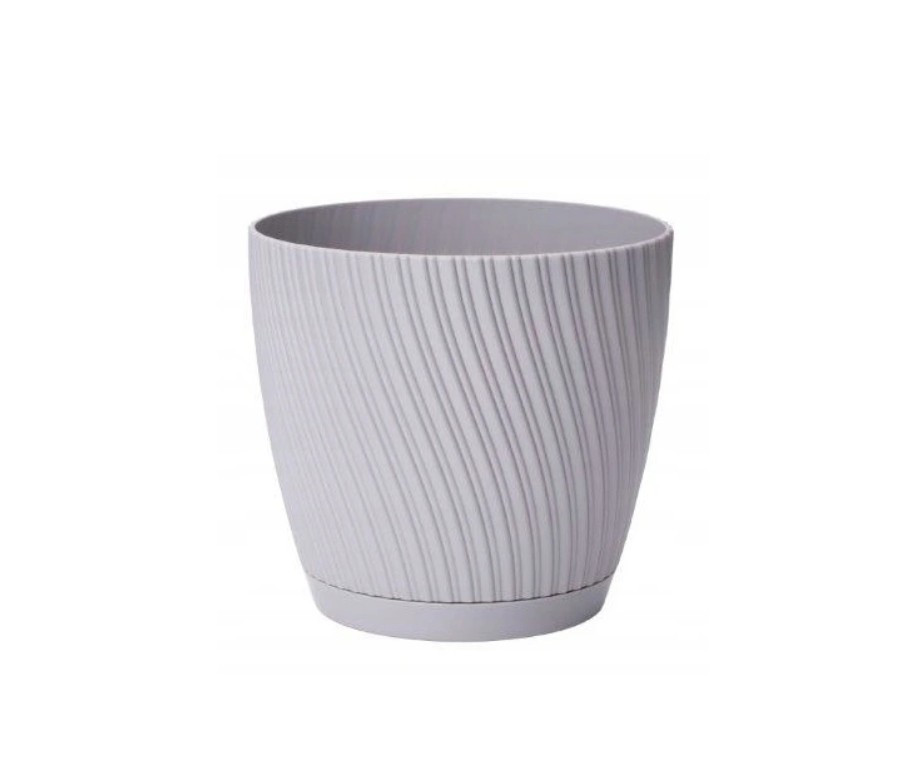 Горшок Мика-13 1,14 л платина Form-Plastic Горшок Мика-13 1,14 л платина Form-Plastic