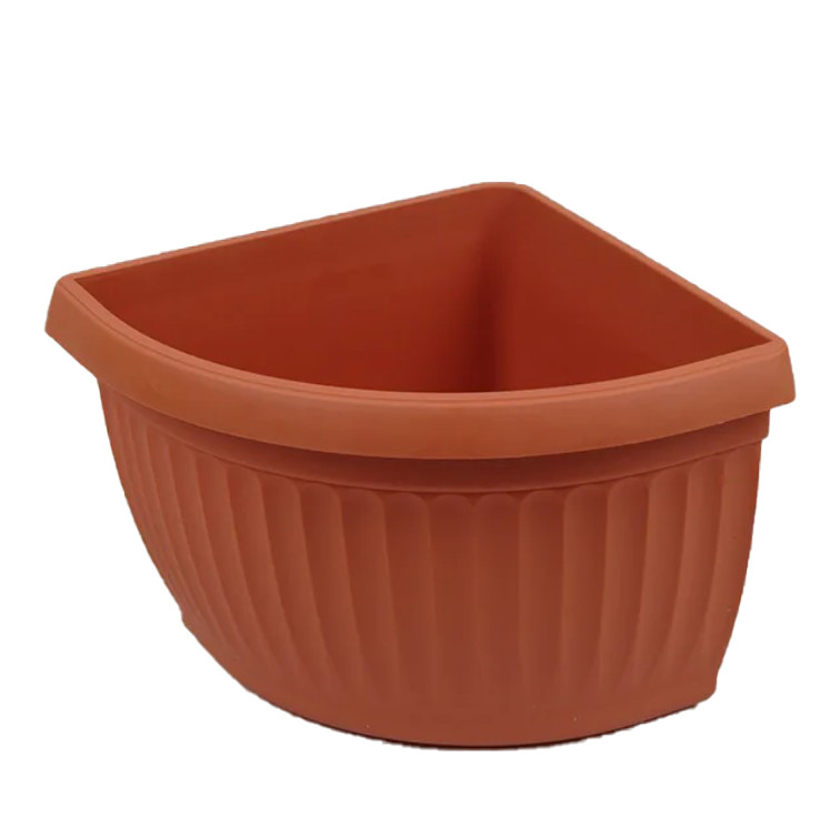 Горщик пластиковий кутовий Form-Plastic Дона Ф-25 4 л теракотовий Form-Plastic Горщик пластиковий кутовий Form-Plastic Дона Ф-25 4 л теракотовий Form-Plastic