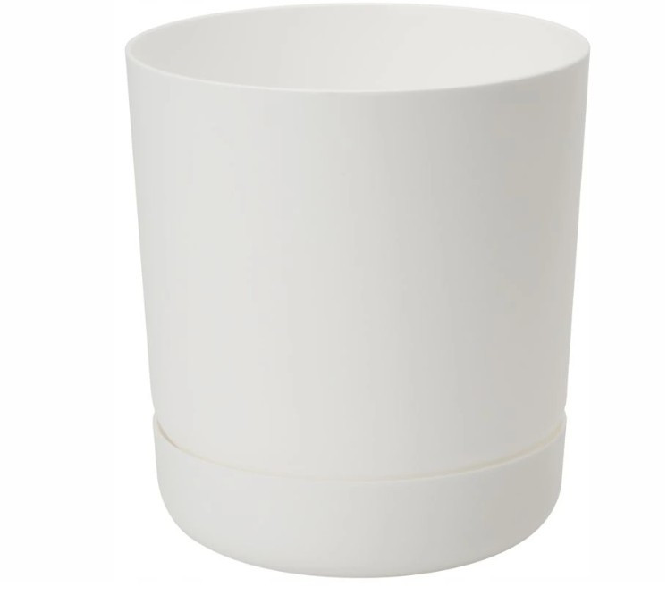 Горшок для цветов Satina-13 1,5 л белый Form-Plastic Горшок для цветов Satina-13 1,5 л белый Form-Plastic