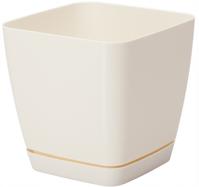 Горшок для цветов Toscana Kwadro-19 5 л белый Form-Plastic Горшок для цветов Toscana Kwadro-19 5 л белый Form-Plastic