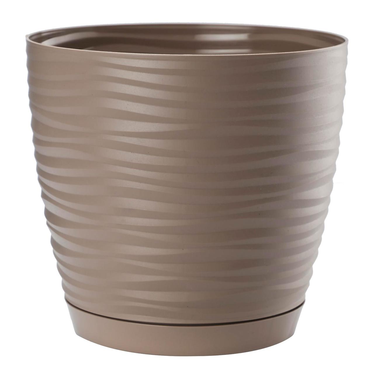 Горщик для квітів FormPlastic Sahara mini-19 3,4 л лате Form-Plastic Горщик для квітів FormPlastic Sahara mini-19 3,4 л лате Form-Plastic