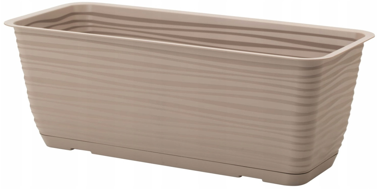 Горшок балконный Sahara-80 12,36 л бежевый Form-Plastic Горшок балконный Sahara-80 12,36 л бежевый Form-Plastic