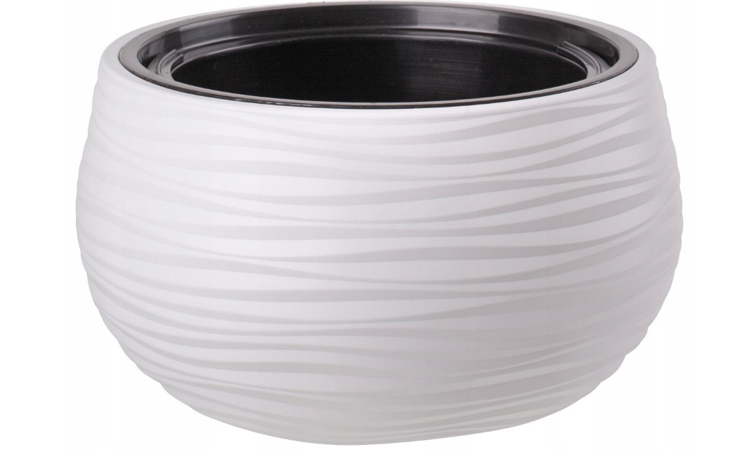 Горщик для квітів FormPlastic Куля Sahara Duo-30 білий Form-Plastic Горщик для квітів FormPlastic Куля Sahara Duo-30 білий Form-Plastic