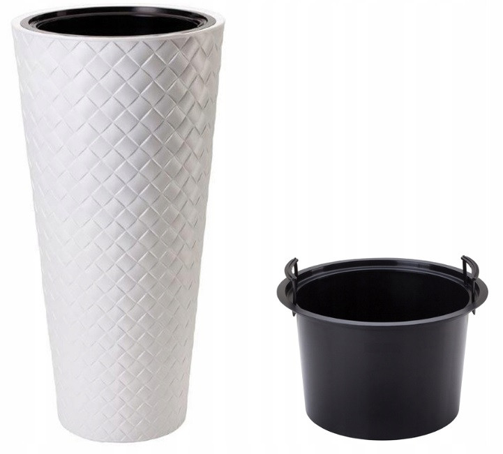 Горщик FormPlastic Makata slim-30 білий Form-Plastic Горщик FormPlastic Makata slim-30 білий Form-Plastic