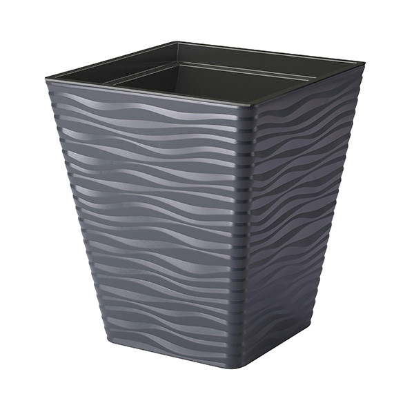 Горшок для цветов Sahara kwadro-30 антрацит Form-Plastic Горшок для цветов Sahara kwadro-30 антрацит Form-Plastic