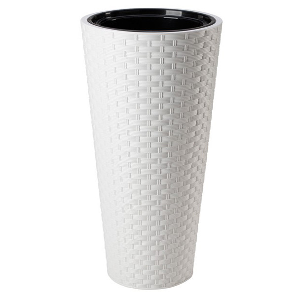 Горшок Rattana Slim - 30 белый Form-Plastic Горшок Rattana Slim - 30 белый Form-Plastic