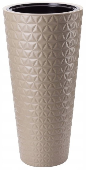 Горшок Diamant Slim-40 латте Form-Plastic Горшок Diamant Slim-40 латте Form-Plastic