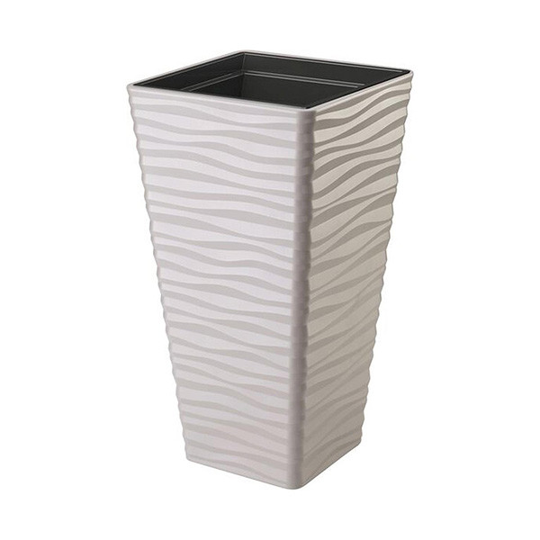 Горщик для квітів Sahara slim kwadro-35 сірий Form-Plastic Горщик для квітів Sahara slim kwadro-35 сірий Form-Plastic