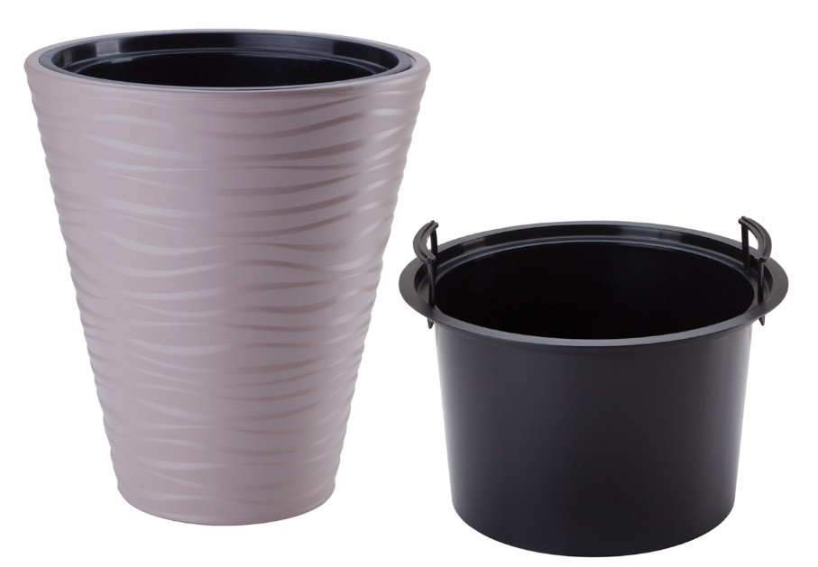 Горшок Sahara-40 бежевый Form-Plastic Горшок Sahara-40 бежевый Form-Plastic