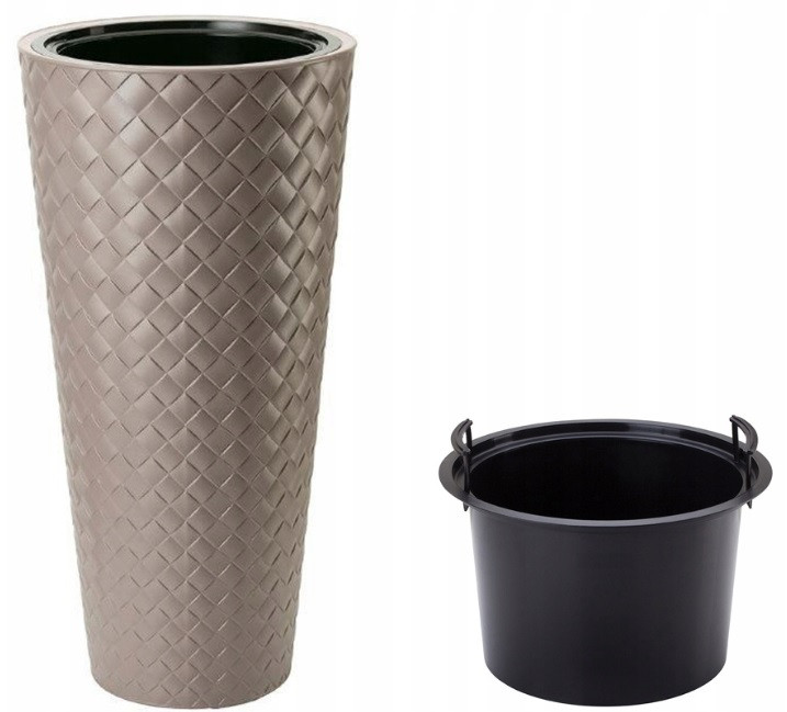 Горшок Makata slim-40 латте Form-Plastic Горшок Makata slim-40 латте Form-Plastic