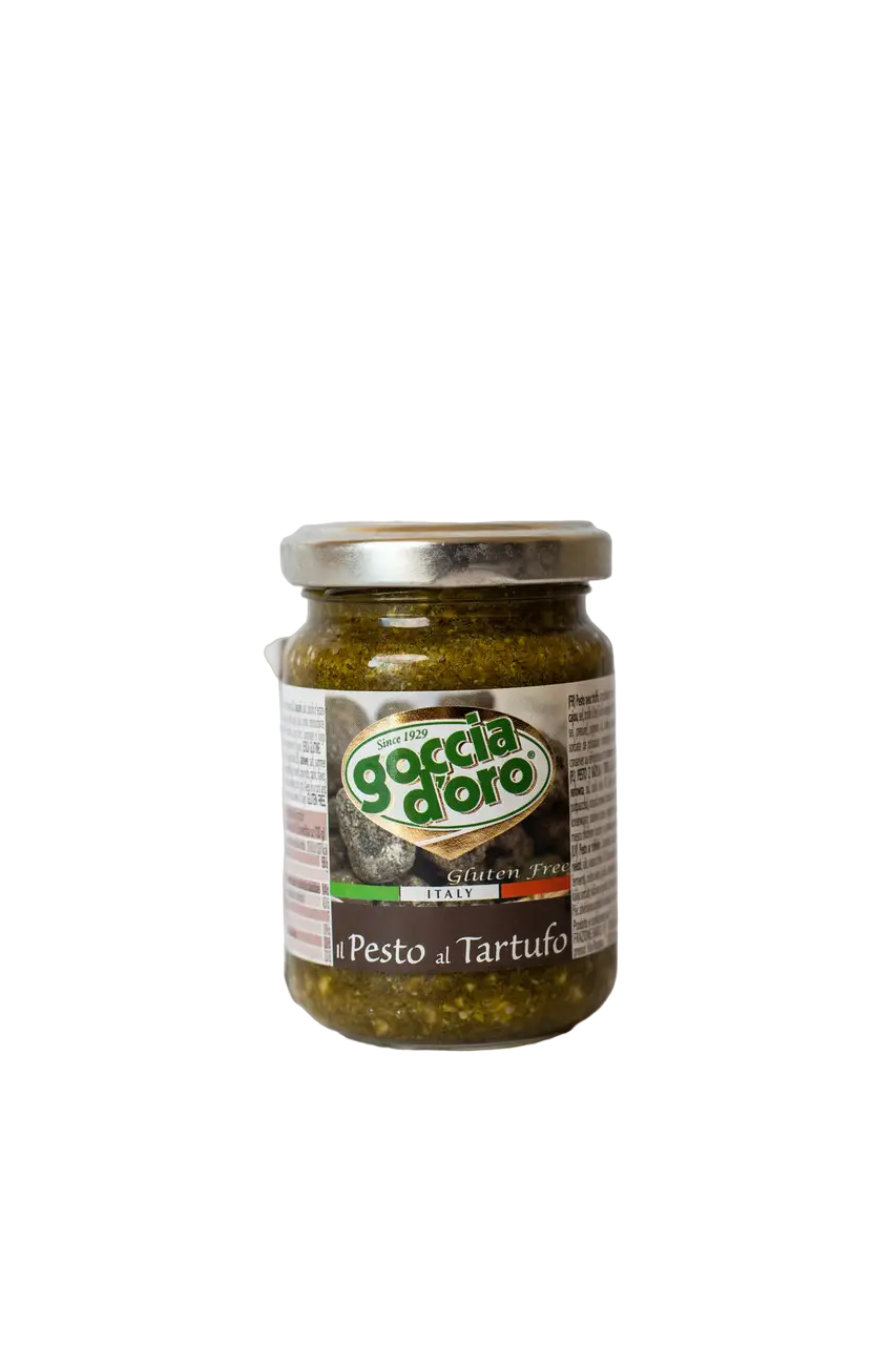 Соус Песто з Трюфелями Goccia d'oro - 0,13 л (ІТАЛІЯ) - ОРИГІНАЛ Соус Песто з Трюфелями Goccia d'oro - 0,13 л (ІТАЛІЯ) - ОРИГІНАЛ