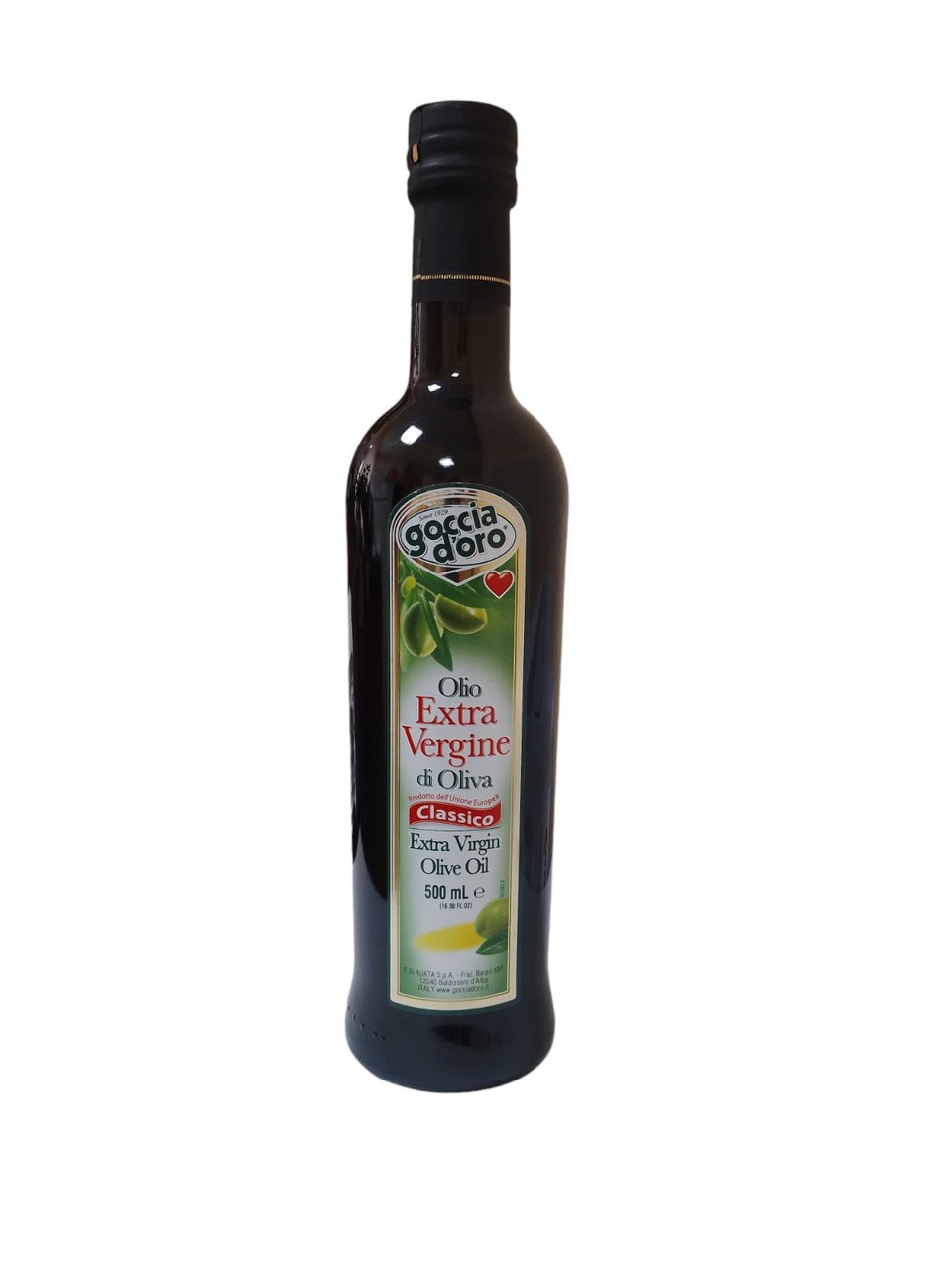 Оливкова Олія Extra Virgin Goccia D`oro - 0,5 л (ІТАЛІЯ) - ОРИГІНАЛ Оливкова Олія Extra Virgin Goccia D`oro - 0,5 л (ІТАЛІЯ) - ОРИГІНАЛ