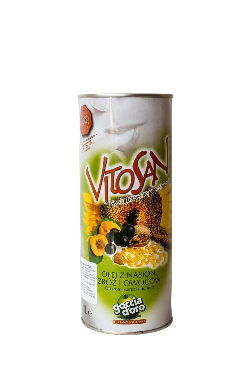 Олія Vitosan Goccia d'oro з насіння зернових і фруктів - 1л. (ІТАЛІЯ) - ОРИГІНАЛ Олія Vitosan Goccia d'oro з насіння зернових і фруктів - 1л. (ІТАЛІЯ) - ОРИГІНАЛ