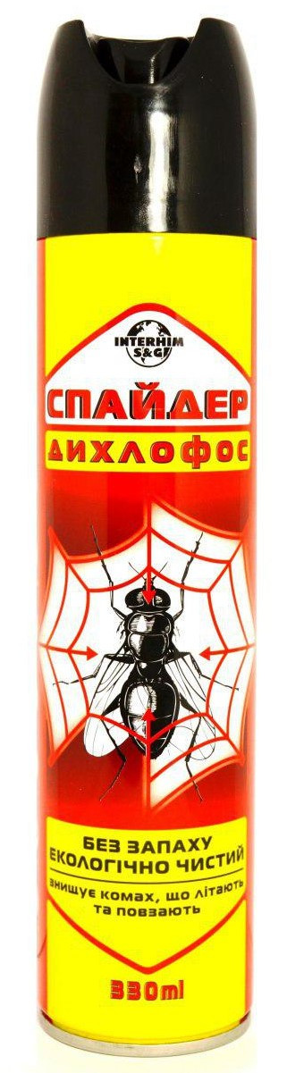 Дихлофос Спайдер 330 мл без запаха Дихлофос Спайдер 330 мл без запаха