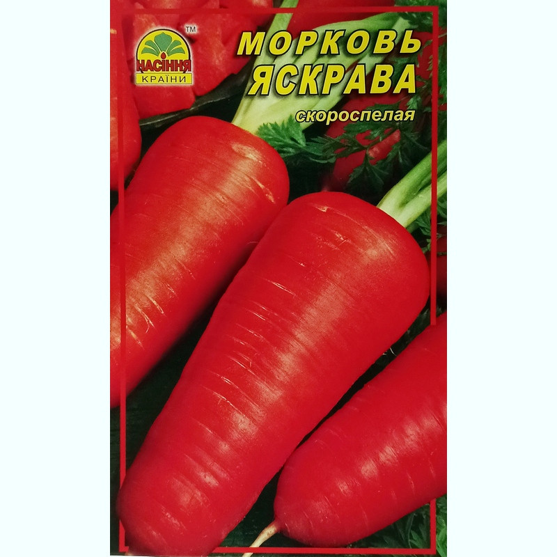 Насіння моркви Яскрава 3 г (Насіння країни) Насіння моркви Яскрава 3 г (Насіння країни)