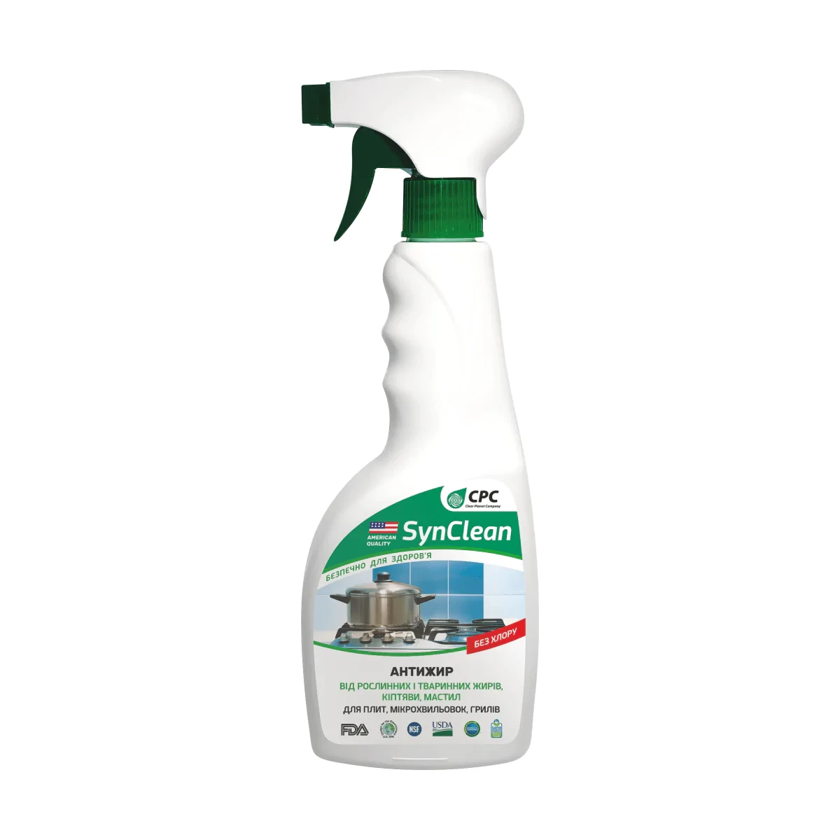 Средство для удаления жиров 0,5л Synclean Средство для удаления жиров 0,5л Synclean