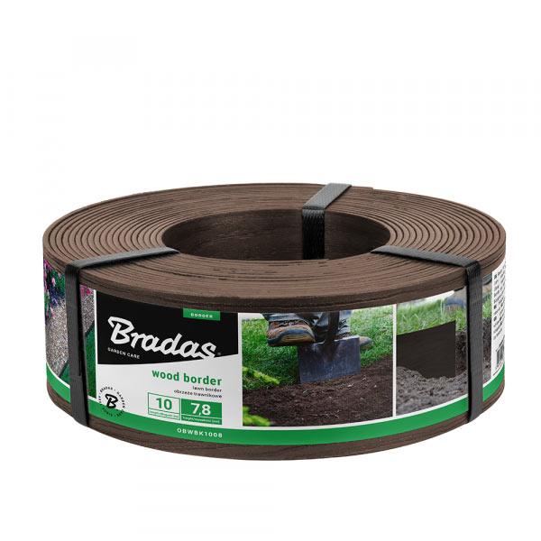 Бордюр Wood Border 78мм х 28мм х 10м коричневий Bradas Бордюр Wood Border 78мм х 28мм х 10м коричневий Bradas