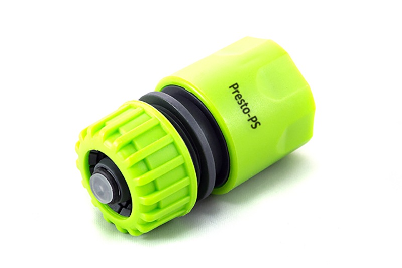 Конектор Presto-PS для шланга 1/2-5/8 дюйма з аквастопом (5810G) Конектор Presto-PS для шланга 1/2-5/8 дюйма з аквастопом (5810G)