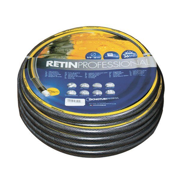 Шланг садовий Tecnotubi Retin Professional для поливу діаметр 1/2 дюйма, довжина 15 м (RT 1/2 15) Шланг садовий Tecnotubi Retin Professional для поливу діаметр 1/2 дюйма, довжина 15 м (RT 1/2 15)