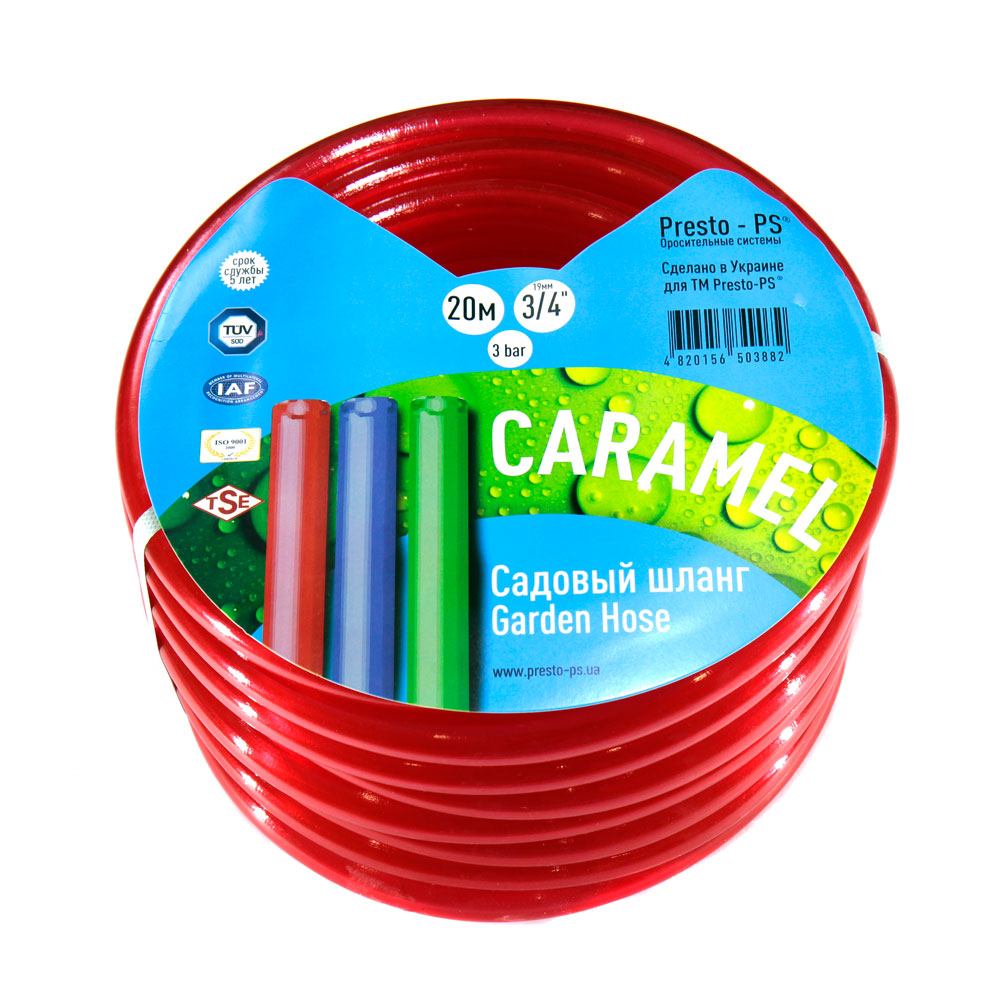 Шланг поливальний Presto-PS силікон садовий Caramel (червоний) діаметр 3/4 дюйма, довжина 30 м (SE-3/4 30) Шланг поливальний Presto-PS силікон садовий Caramel (червоний) діаметр 3/4 дюйма, довжина 30 м (SE-3/4 30)