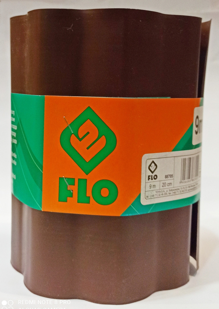 Бордюр садовий коричневий FLO (Фло) 20 см х 9 м (88705) Бордюр садовий коричневий FLO (Фло) 20 см х 9 м (88705)