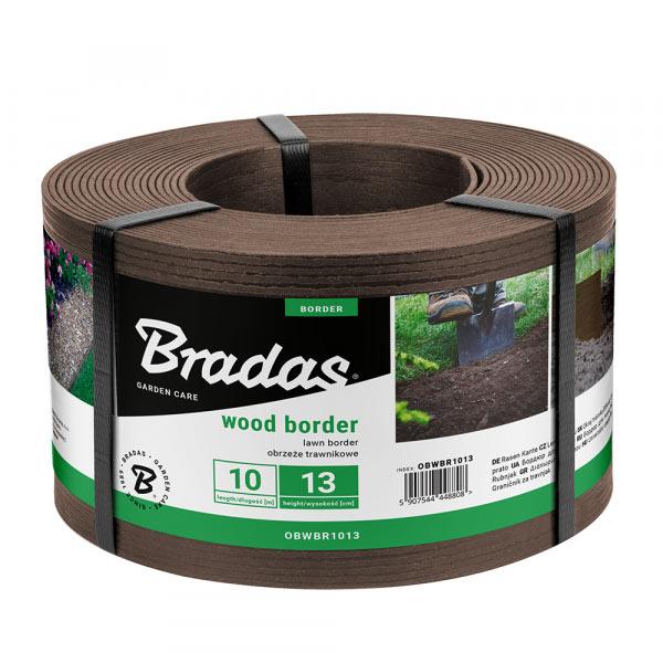 Бордюр Wood Border 130мм х 28мм х 10м коричневый Bradas Бордюр Wood Border 130мм х 28мм х 10м коричневый Bradas