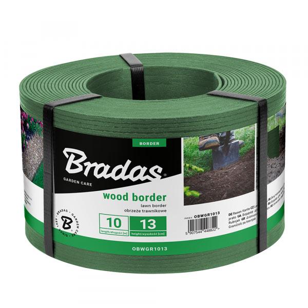 Бордюр Wood Border 130мм х 28мм х 10м зеленый Bradas Бордюр Wood Border 130мм х 28мм х 10м зеленый Bradas