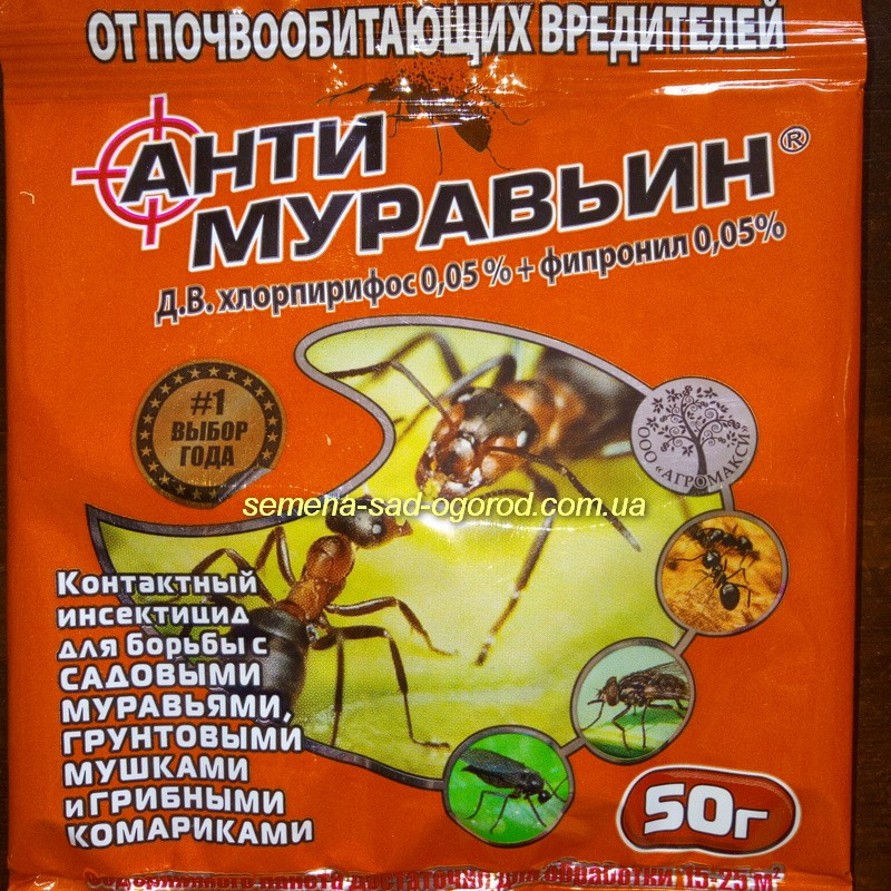 Інсектицид Антимуравїн 50 г Інсектицид Антимуравїн 50 г