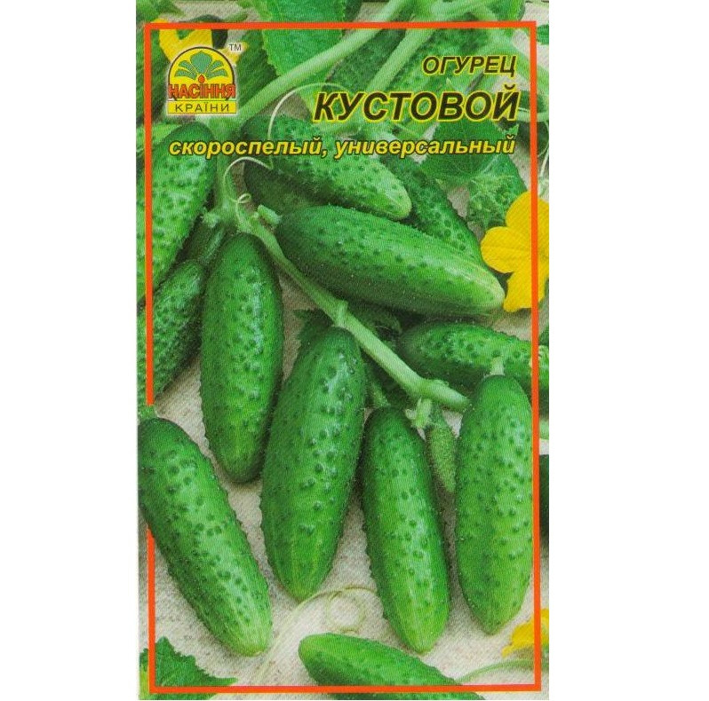 Насіння огірка Кущовий 0,5 г (Насіння країни) Насіння огірка Кущовий 0,5 г (Насіння країни)