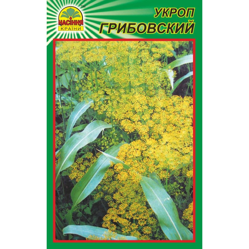 Насіння кропу Грибовський 3 г (Насіння країни) Насіння кропу Грибовський 3 г (Насіння країни)