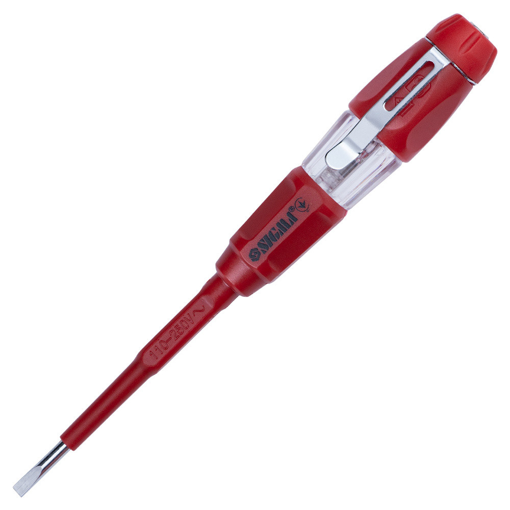 Викрутка-індикатор SL 3.0 x 140мм 110-250В SIGMA (4008721) Викрутка-індикатор SL 3.0 x 140мм 110-250В SIGMA (4008721)