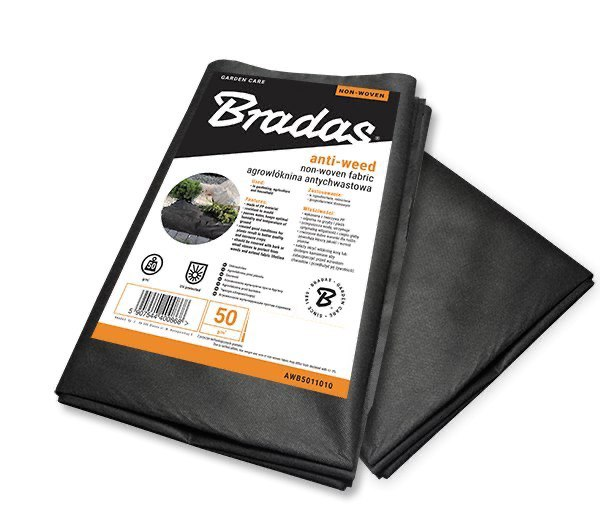 Агроволокно 50 г/м² чорне 1,1х5м Bradas Агроволокно 50 г/м² чорне 1,1х5м Bradas